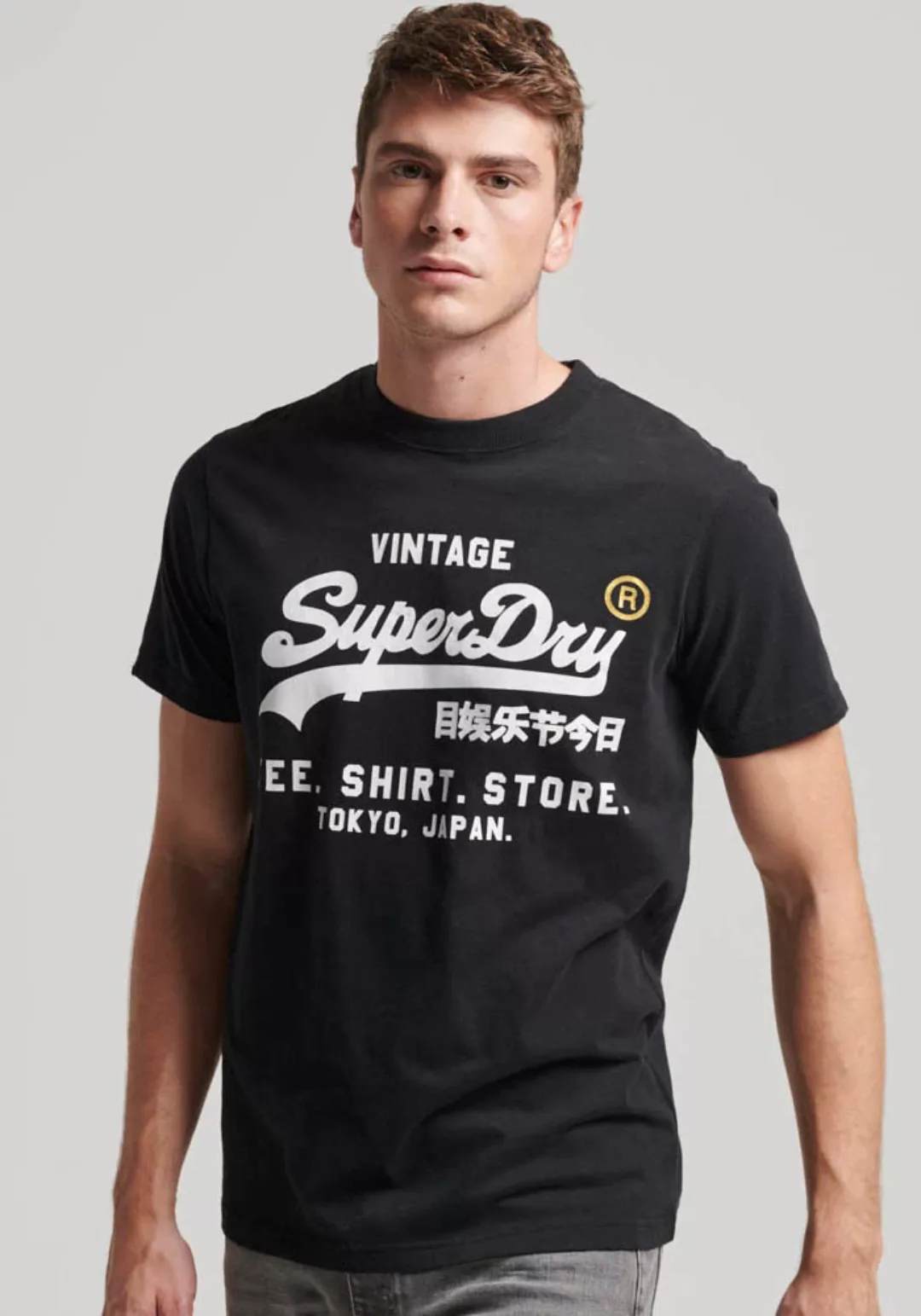 Superdry T-Shirt "VINTAGE VL STORE CLASSIC TEE" günstig online kaufen
