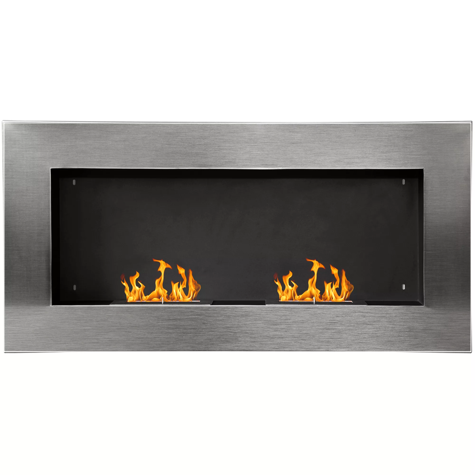 HOMCOM Bioethanol Kaminofen Gelkamin Wandkamin Edelstahl 110 x 54 x 14 cm, günstig online kaufen