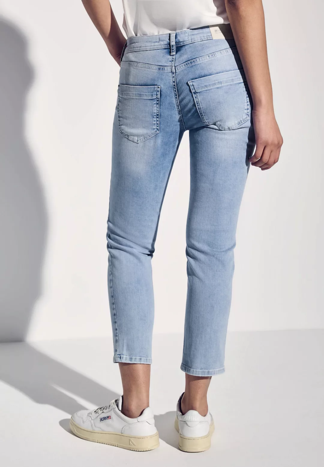 STREET ONE Slim-fit-Jeans aus Baumwolle mit günstig online kaufen