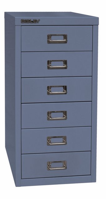 Bisley Aktenschrank MultiDrawer Schubladenschrank in Blau - Maße: H 59 x B günstig online kaufen