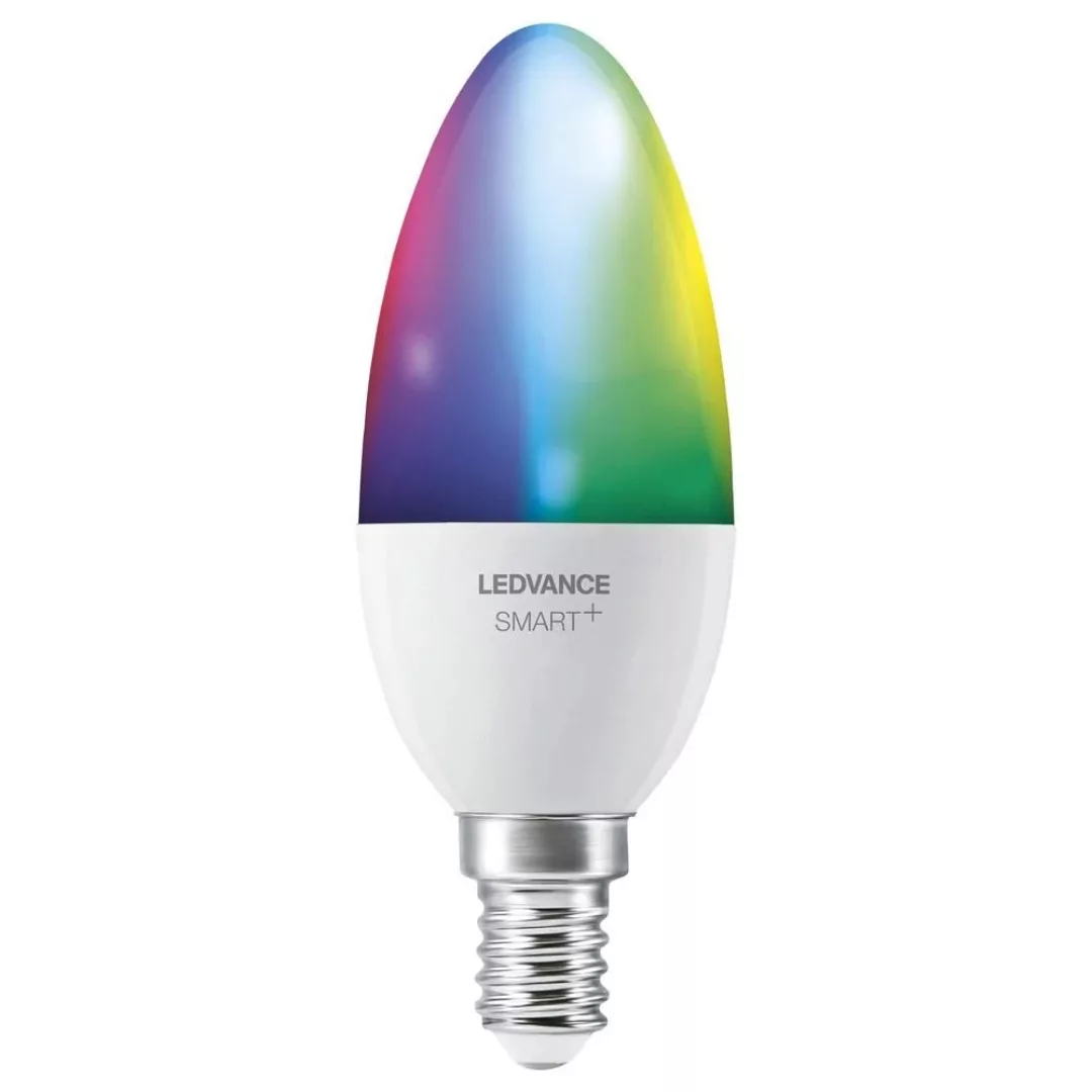 Ledvance Smart+ WiFi LED-Lampe Kerzenform E14/5W 470lm Farbwechsel 3er-Pack günstig online kaufen