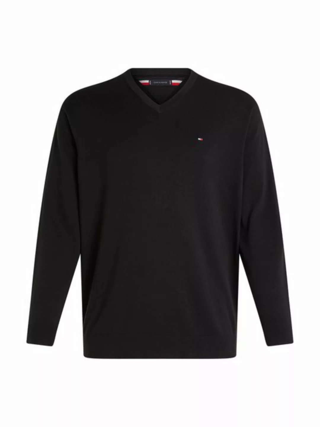 Tommy Hilfiger Big & Tall V-Ausschnitt-Pullover BT-WCC ESSENTIAL V NECK-B G günstig online kaufen