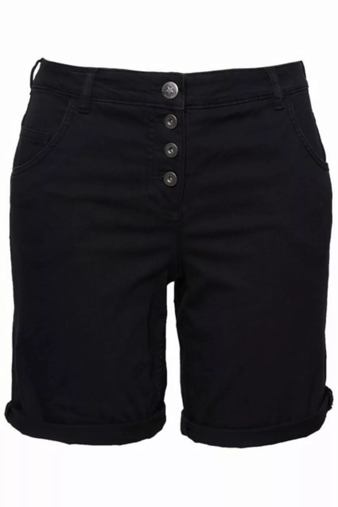 Angel of Style Jeansshorts Twill-Shorts Straight Fit sichtbare Knöpfe günstig online kaufen