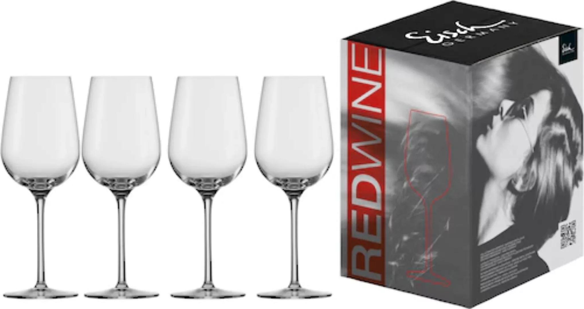 Eisch Rotweinglas »Vinezza«, (Set, 4 tlg.), bleifrei, 430 ml, 4-teilig günstig online kaufen