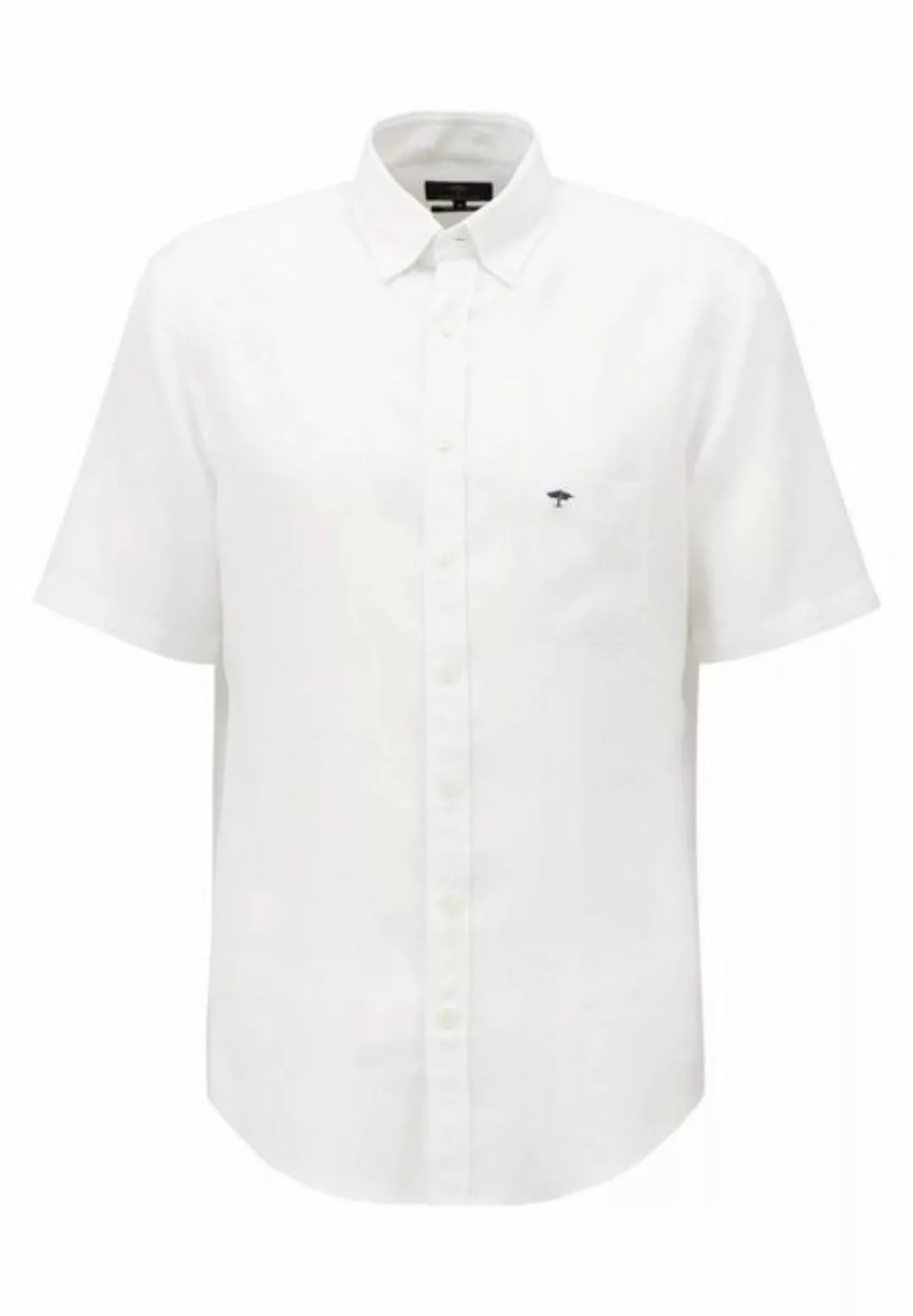 FYNCH-HATTON Leinenhemd Summer Linen, B.D., 1/2 white günstig online kaufen