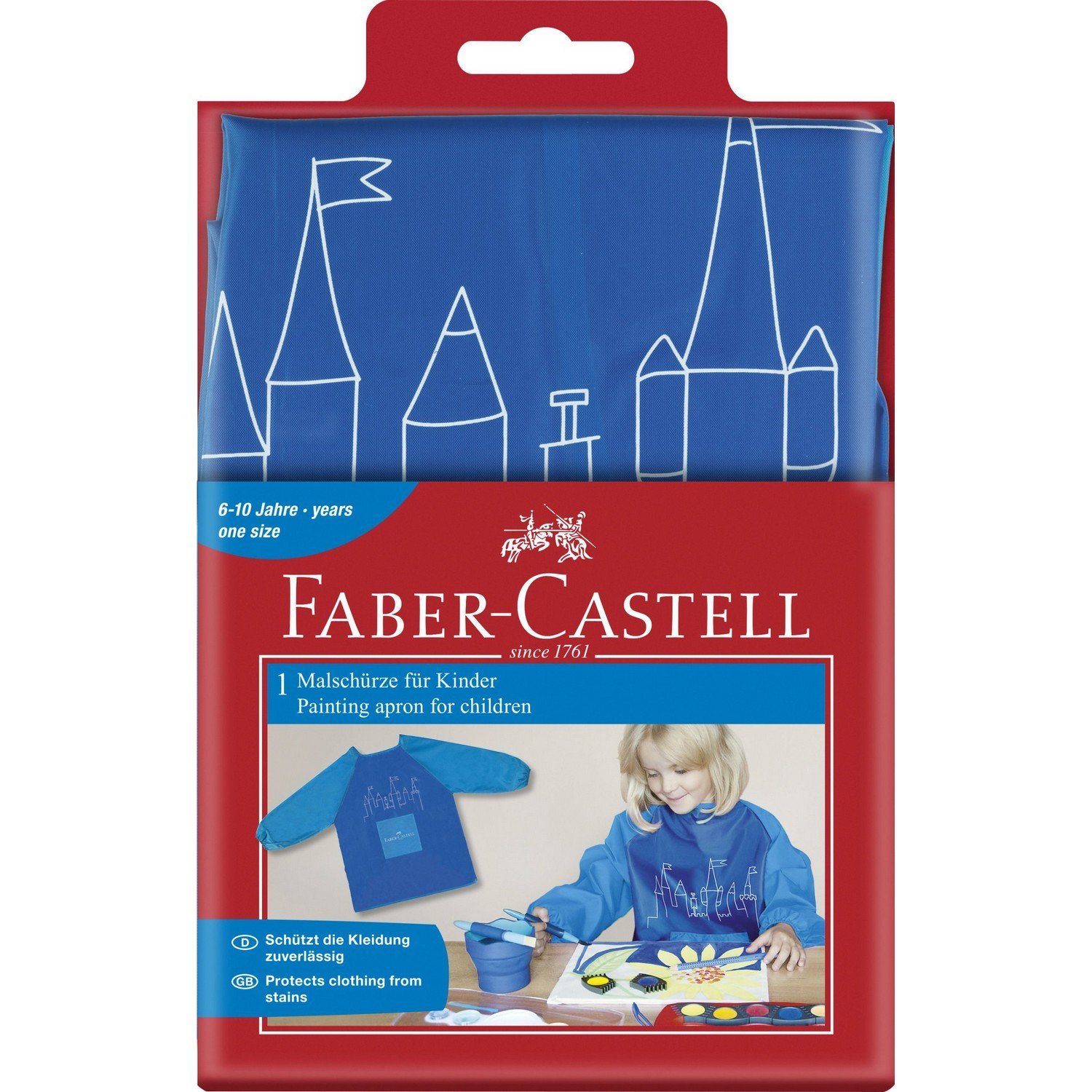 Faber-Castell Bastelnaturmaterial Faber-Castell Malschürze für Kinder günstig online kaufen