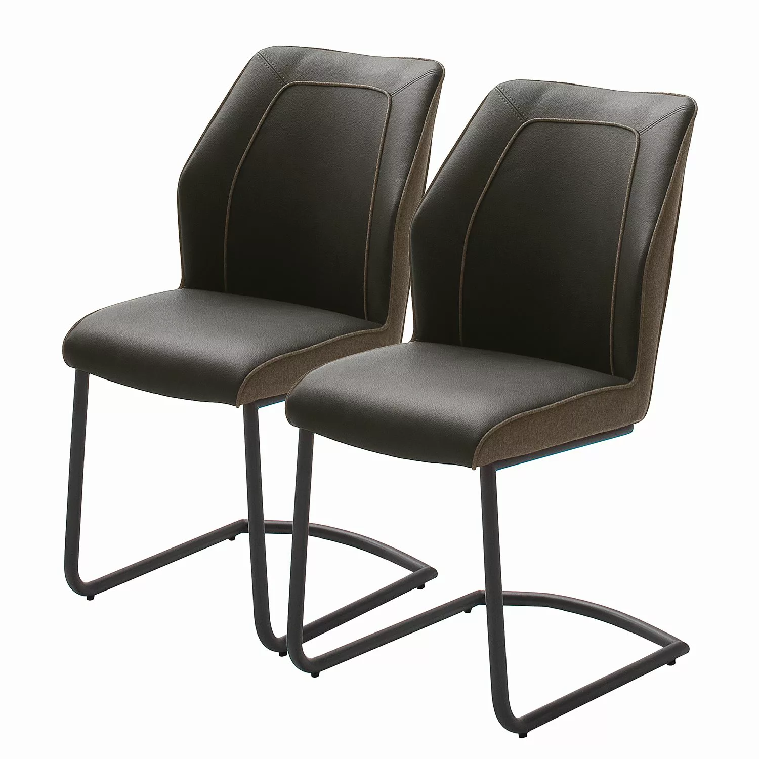 MCA furniture Esszimmerstuhl "Aberdeen", (Set), 2 St., Flachgewebe-Kunstled günstig online kaufen