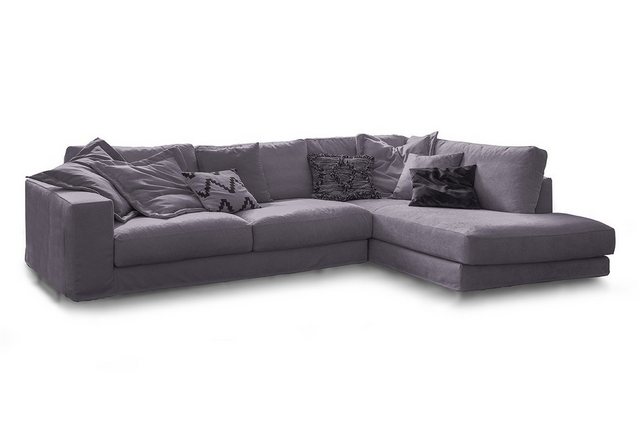 daslagerhaus living Ecksofa Sofakombination Almeida Stoff günstig online kaufen