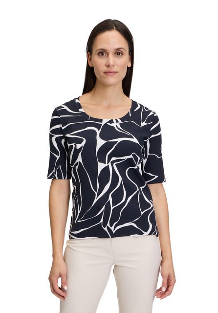 Betty Barclay Kurzarmshirt "Betty Barclay Basic Shirt mit Rippenstruktur", günstig online kaufen