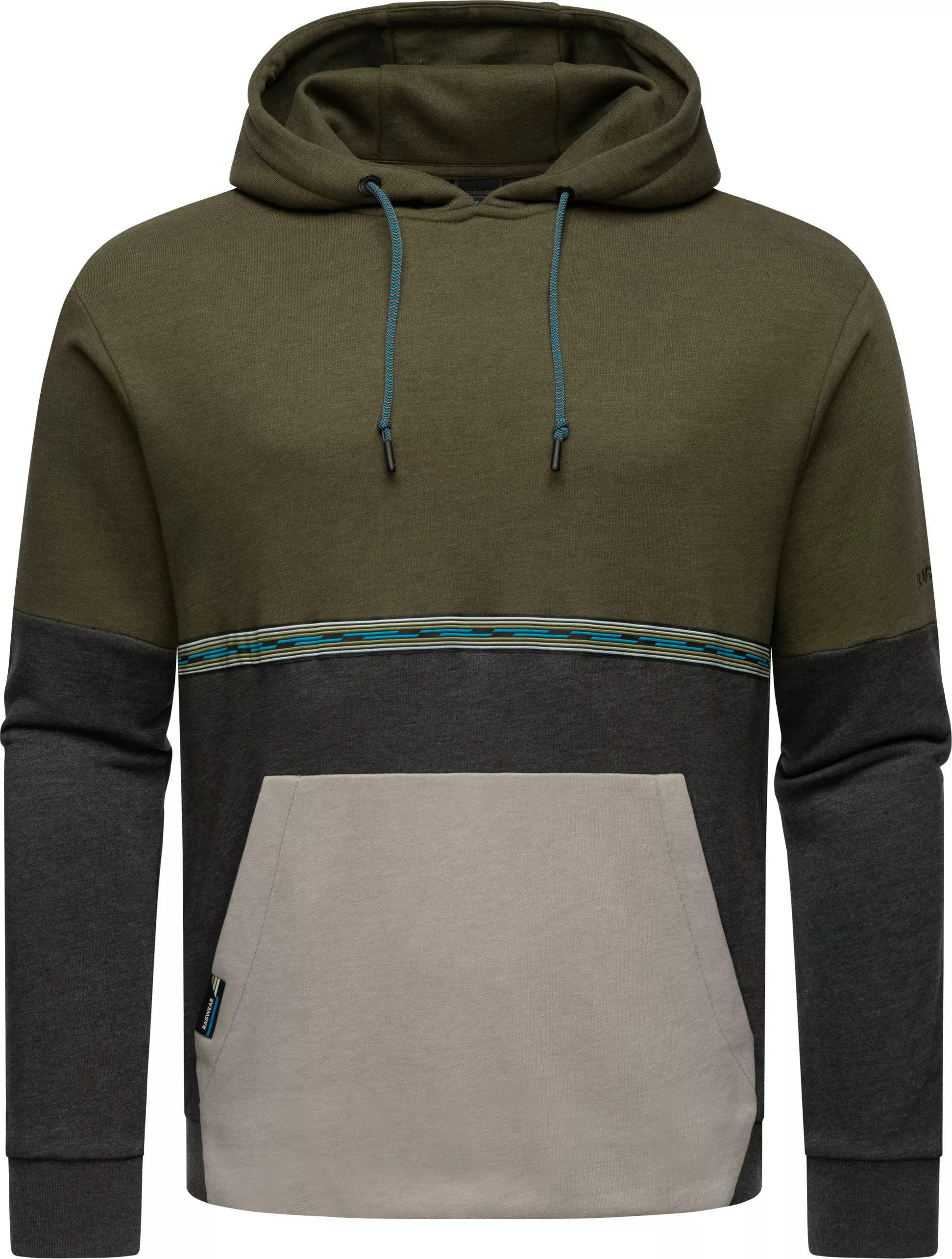 Ragwear Hoodie "Blocky Hoody", Sportlicher Herren Kapuzenpullover mit Block günstig online kaufen