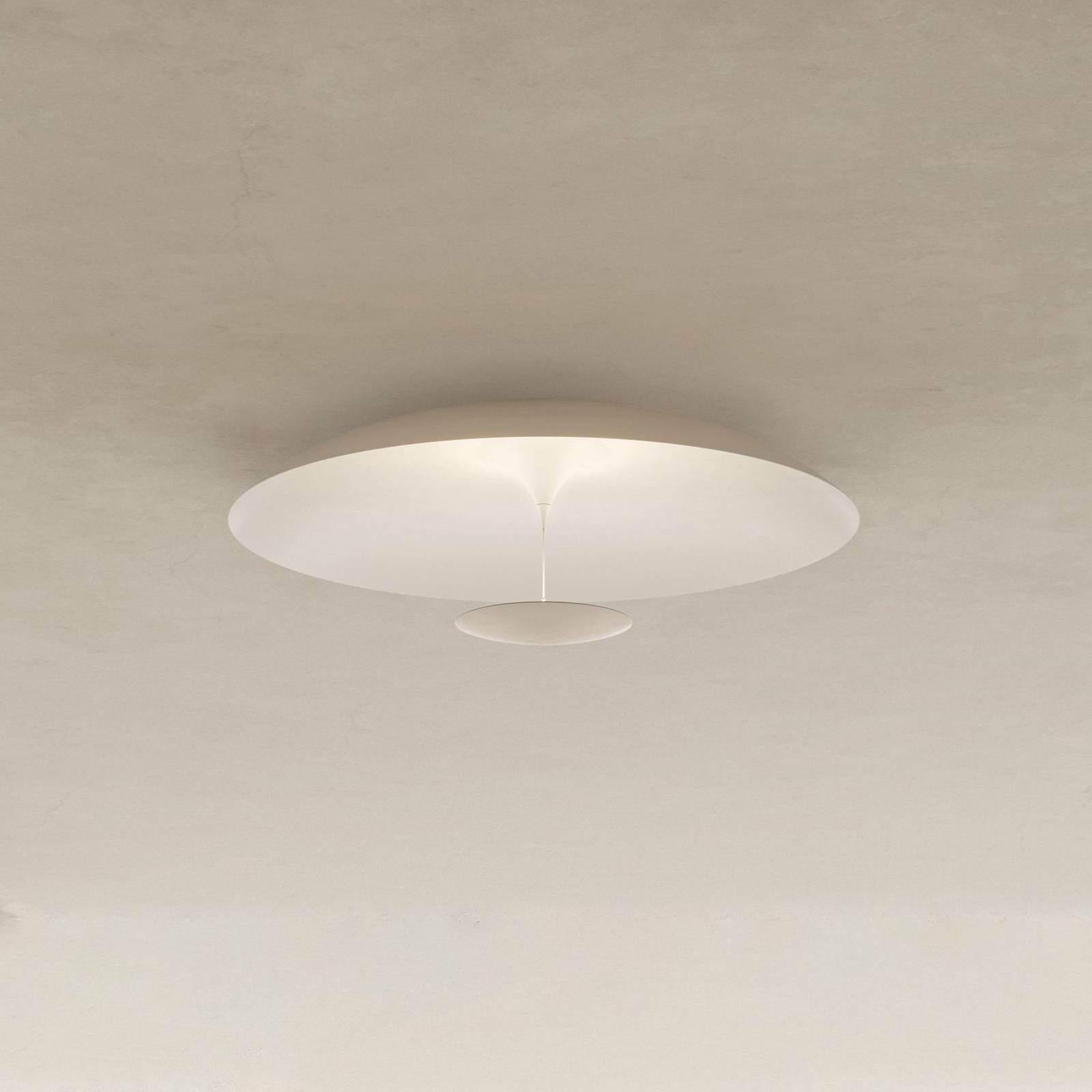 Karman LED-Deckenleuchte BLANCO, Ø 92 cm, weiß, Metall günstig online kaufen