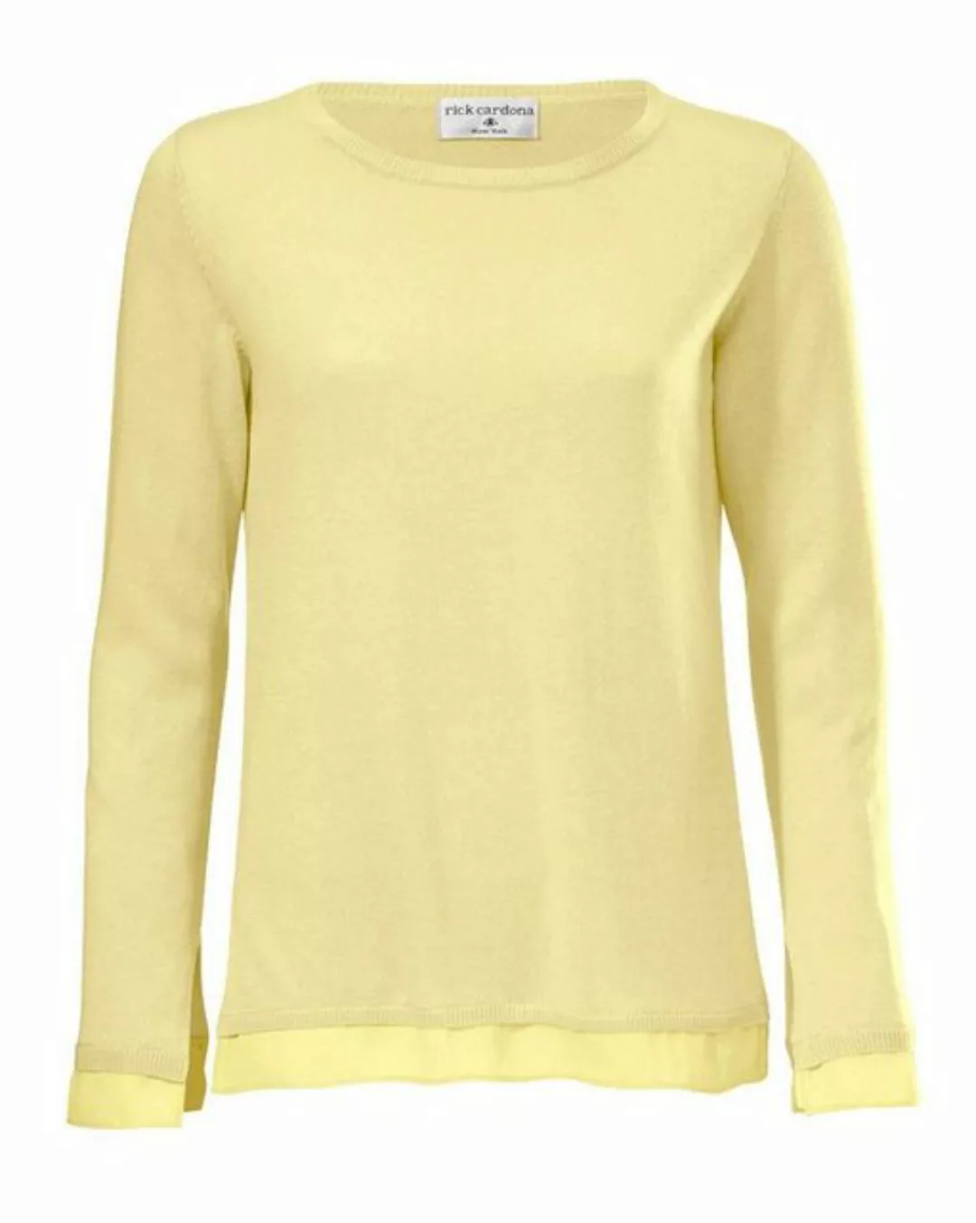 Rick by rick cardona Troyer RICK CARDONA Damen Designer-Pullover m. Chiffon günstig online kaufen