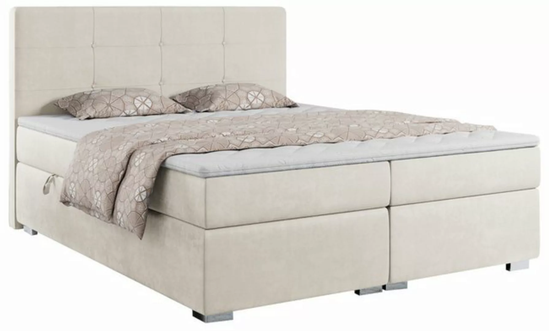 MKS MÖBEL Boxspringbett VESNA, Doppelbett zum Schlafzimmer, Stauraum, Multi günstig online kaufen