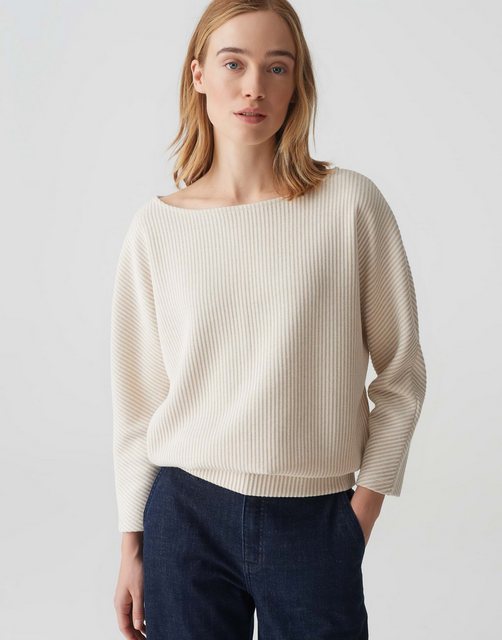 OPUS Sweater Geipen lockere Passform Sweatware Das Model ist 176 cm groß un günstig online kaufen