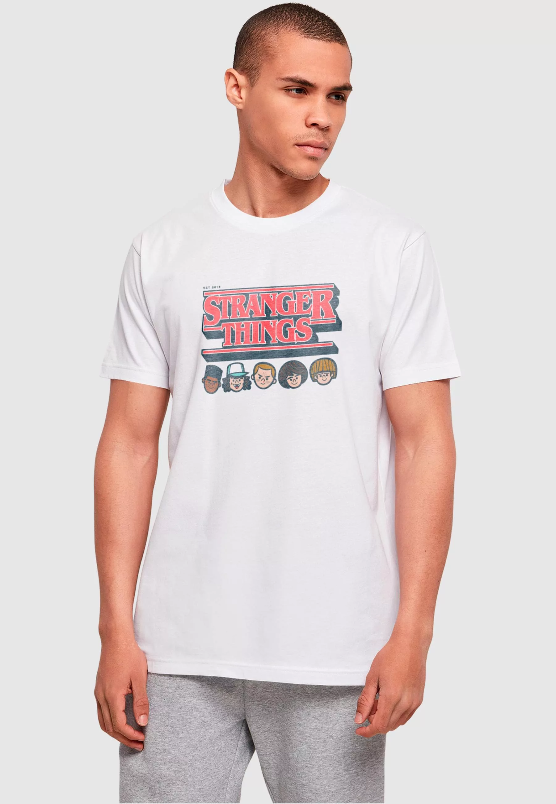 ABSOLUTE CULT T-Shirt "ABSOLUTE CULT Herren Stranger Things - Caricature Lo günstig online kaufen