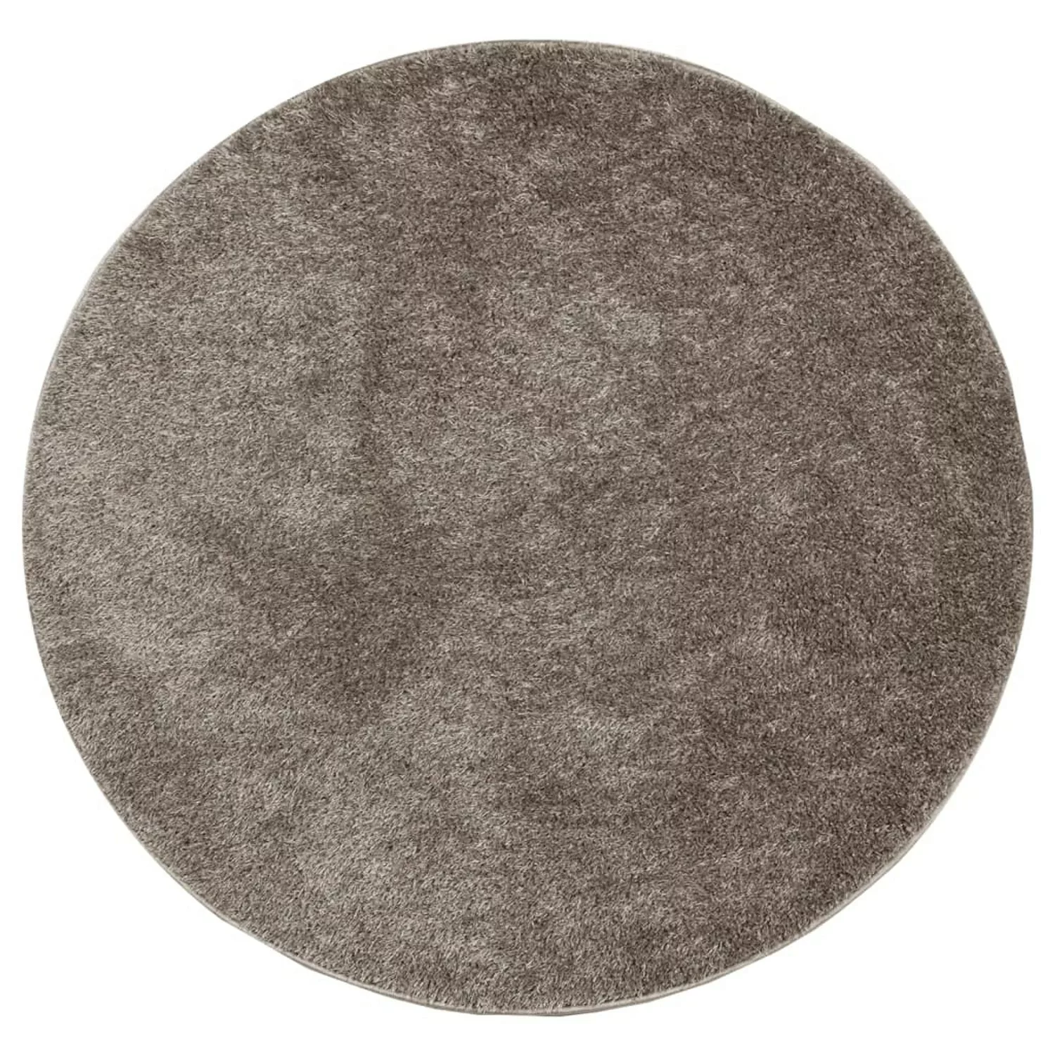 vidaXL Teppich Istan Hochflor Glänzend Grau  160 Cm 1931435 günstig online kaufen