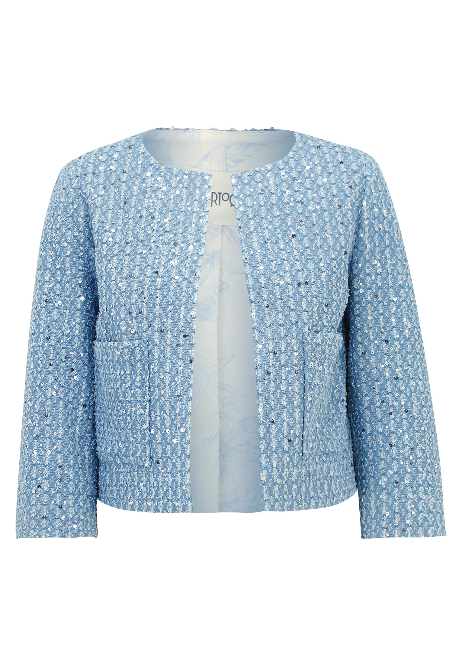 Cartoon Jackenblazer "Cartoon Damen Blazer-Jacke mit Pailletten", Material günstig online kaufen