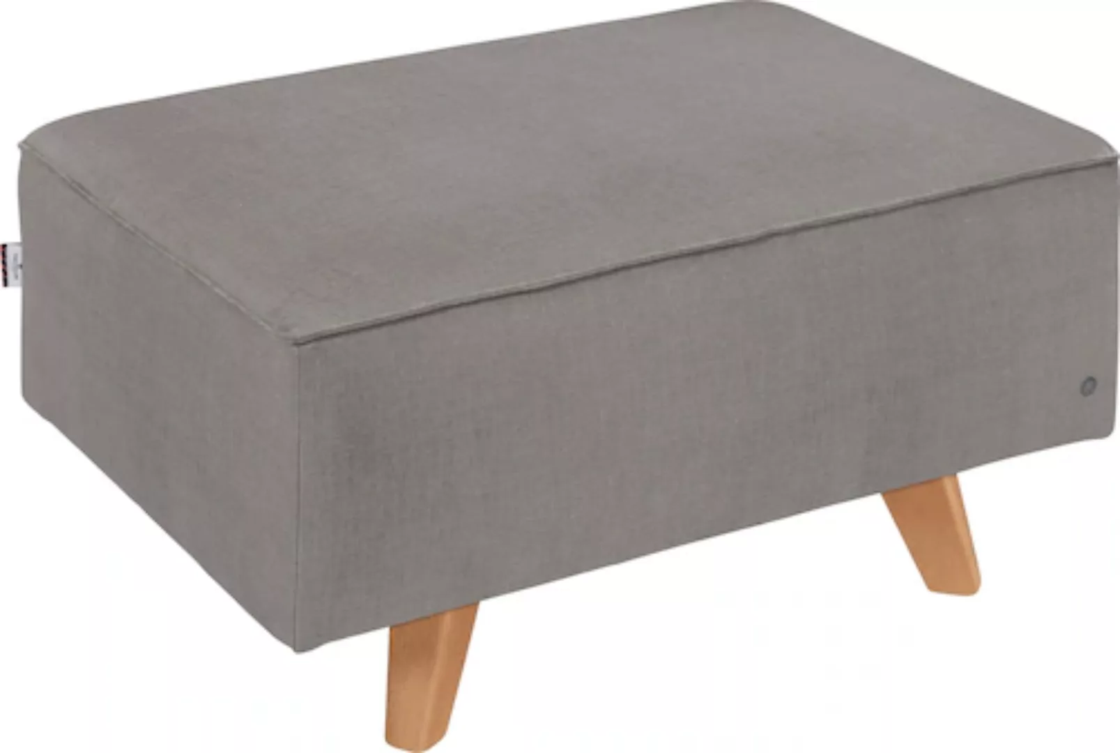 TOM TAILOR HOME Hocker »NORDIC CHIC«, mit Kedernaht, Breite 85 cm, Füße Buc günstig online kaufen