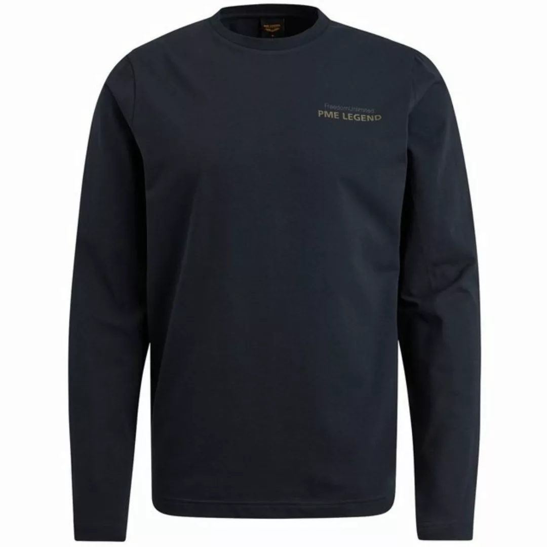 PME LEGEND Kurzarmshirt Long sleeve r-neck cotton elastane günstig online kaufen