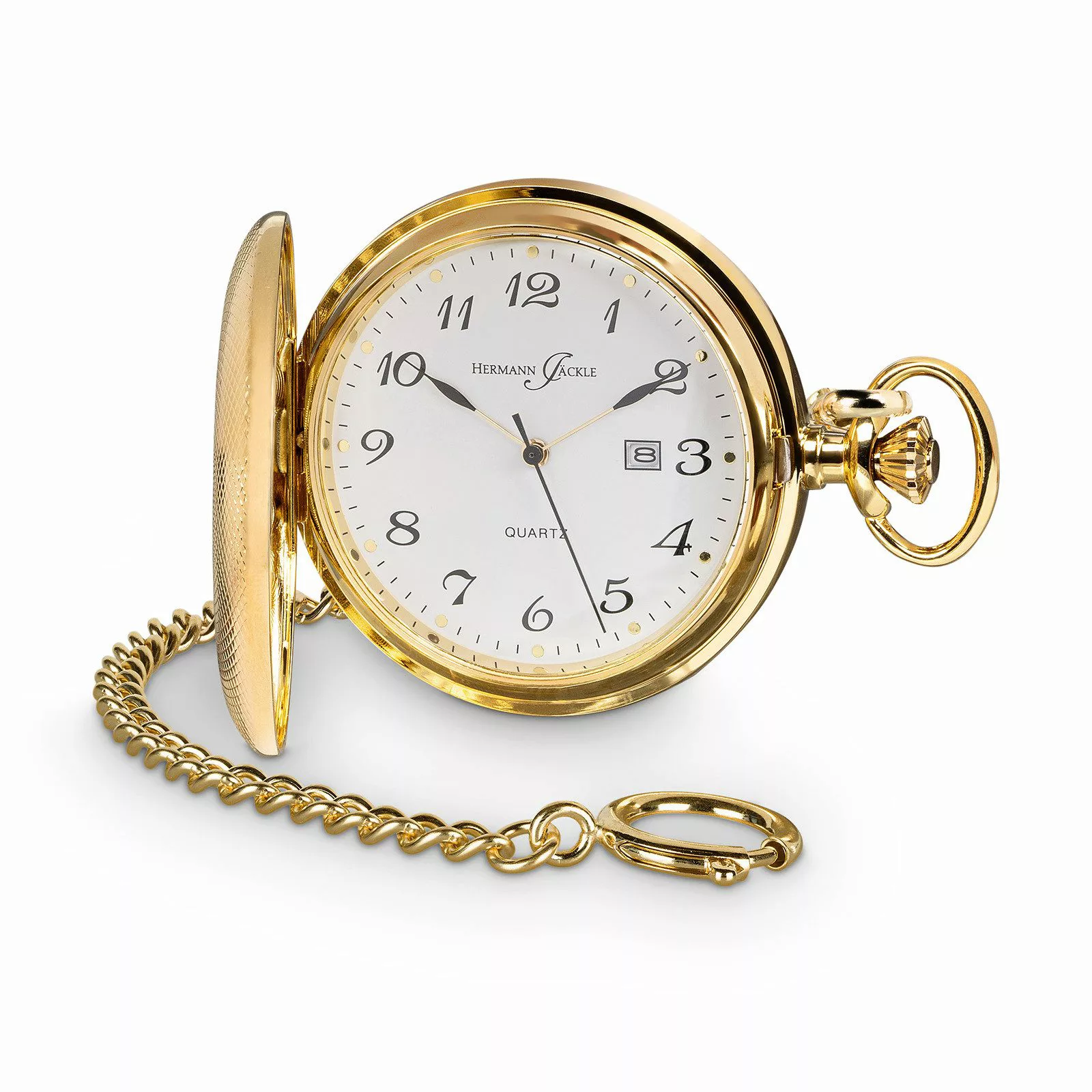 Hermann Jäckle Taschenuhr Tübingen Vergoldet, 50 mm günstig online kaufen