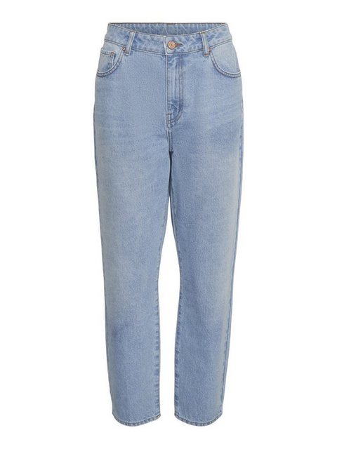 Noisy May – Premium Isabel – Mom-Jeans aus Denim in Hellblau günstig online kaufen
