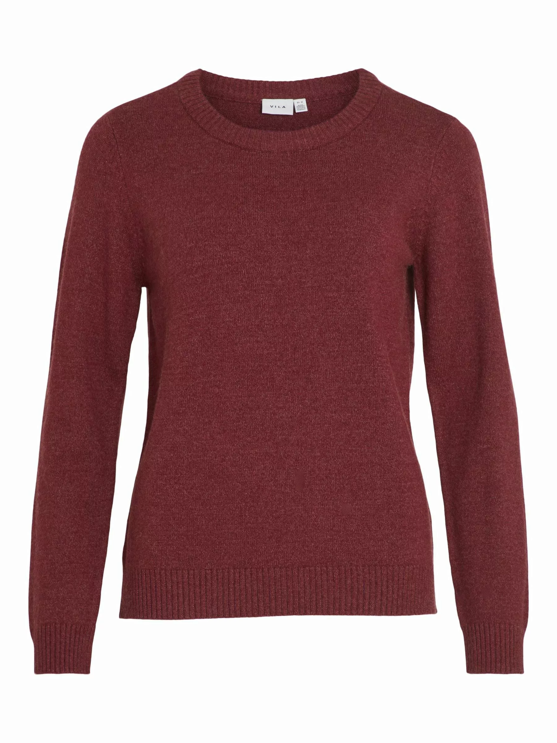 Vila Rundhalspullover "VIRIL O-NECK L/S KNIT TOP - NOOS" günstig online kaufen