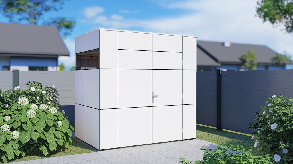BERTILO Gartenhaus "HPL Mini, in verschiedenen Farben", Fassaden-HPL in Arc günstig online kaufen