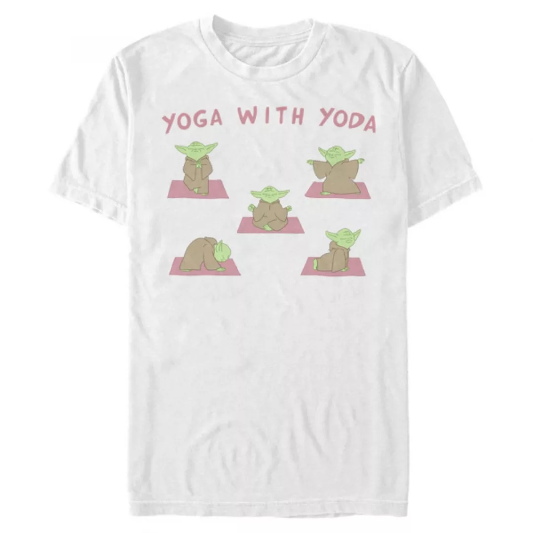Star Wars - Classic Yoga With Yoda - Männer T-Shirt günstig online kaufen
