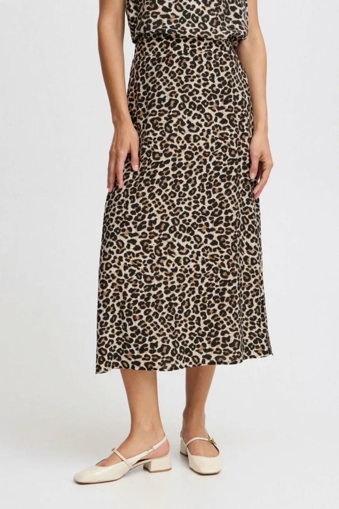 b.young Webrock BYHinva LEOPARD SKIRT - modischer Webrock im Leo-Style günstig online kaufen