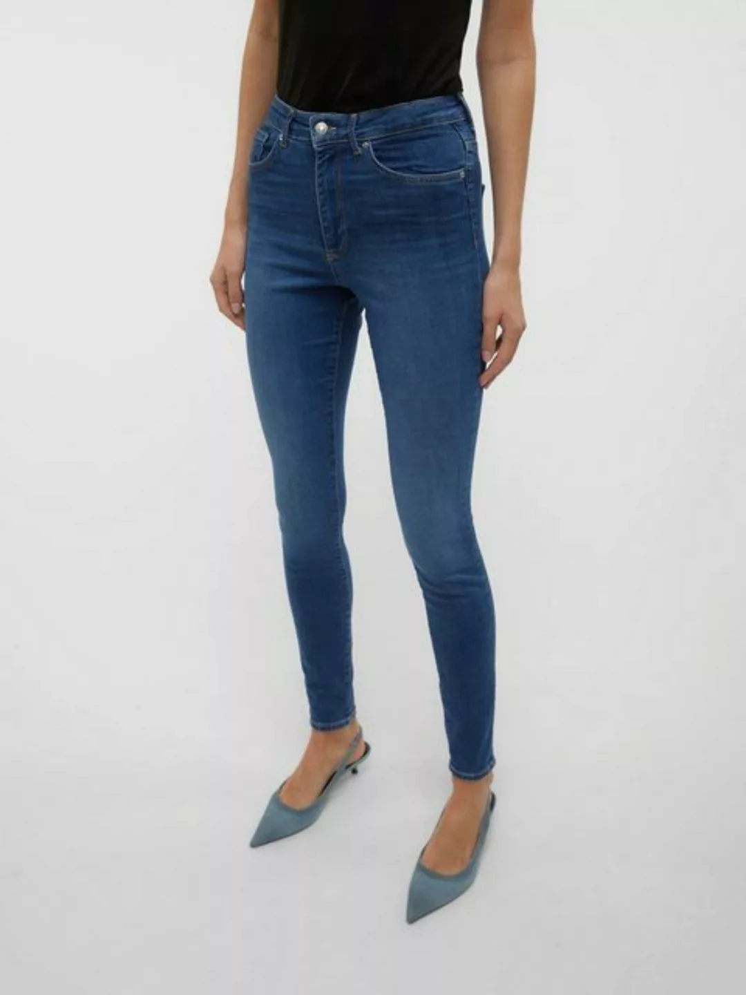 Vero Moda Skinny-fit-Jeans "VMSOPHIA HR SKINNY JEANS RI389 GA NOOS" günstig online kaufen
