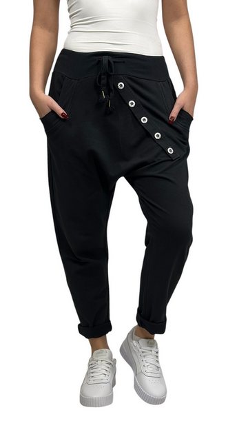 Mississhop Boyfriend-Hose Damen Baumwollhose Hose Sweatpants Jogginghose Ba günstig online kaufen