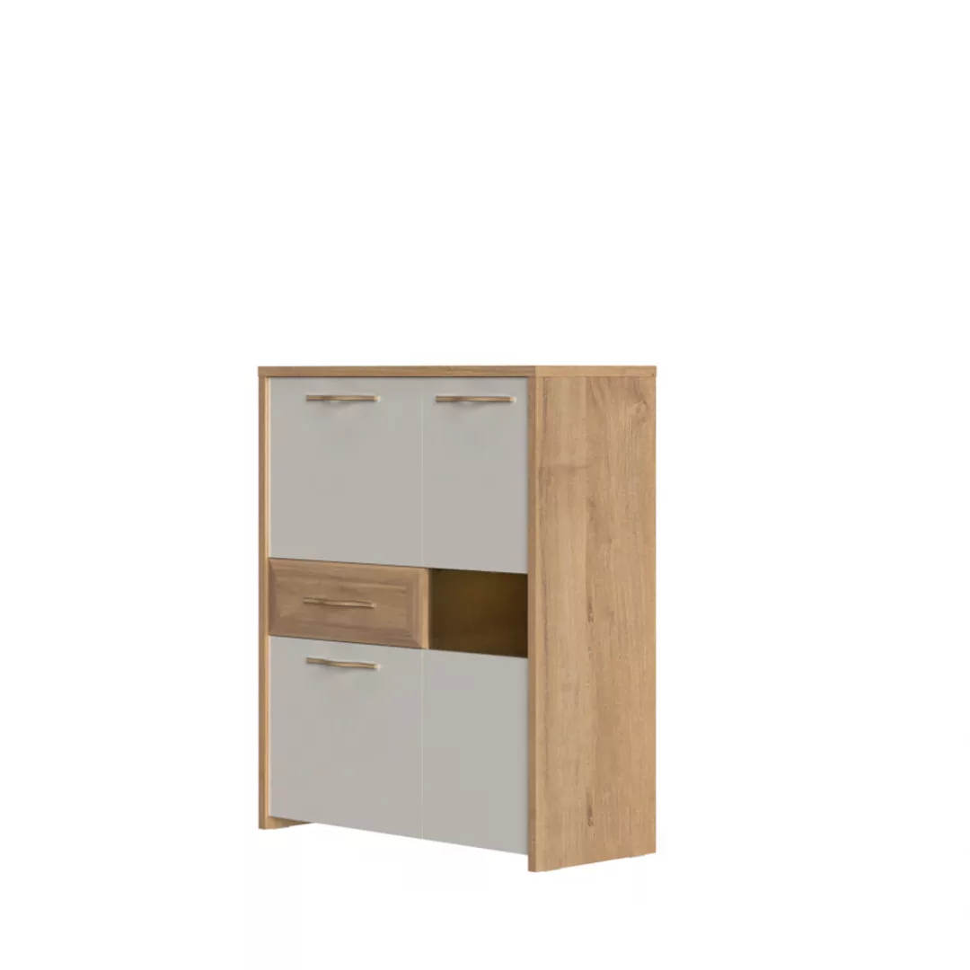 Home affaire Highboard "Gala", Kommode, Höhe 115 cm, UV lackiert, kratzfest günstig online kaufen