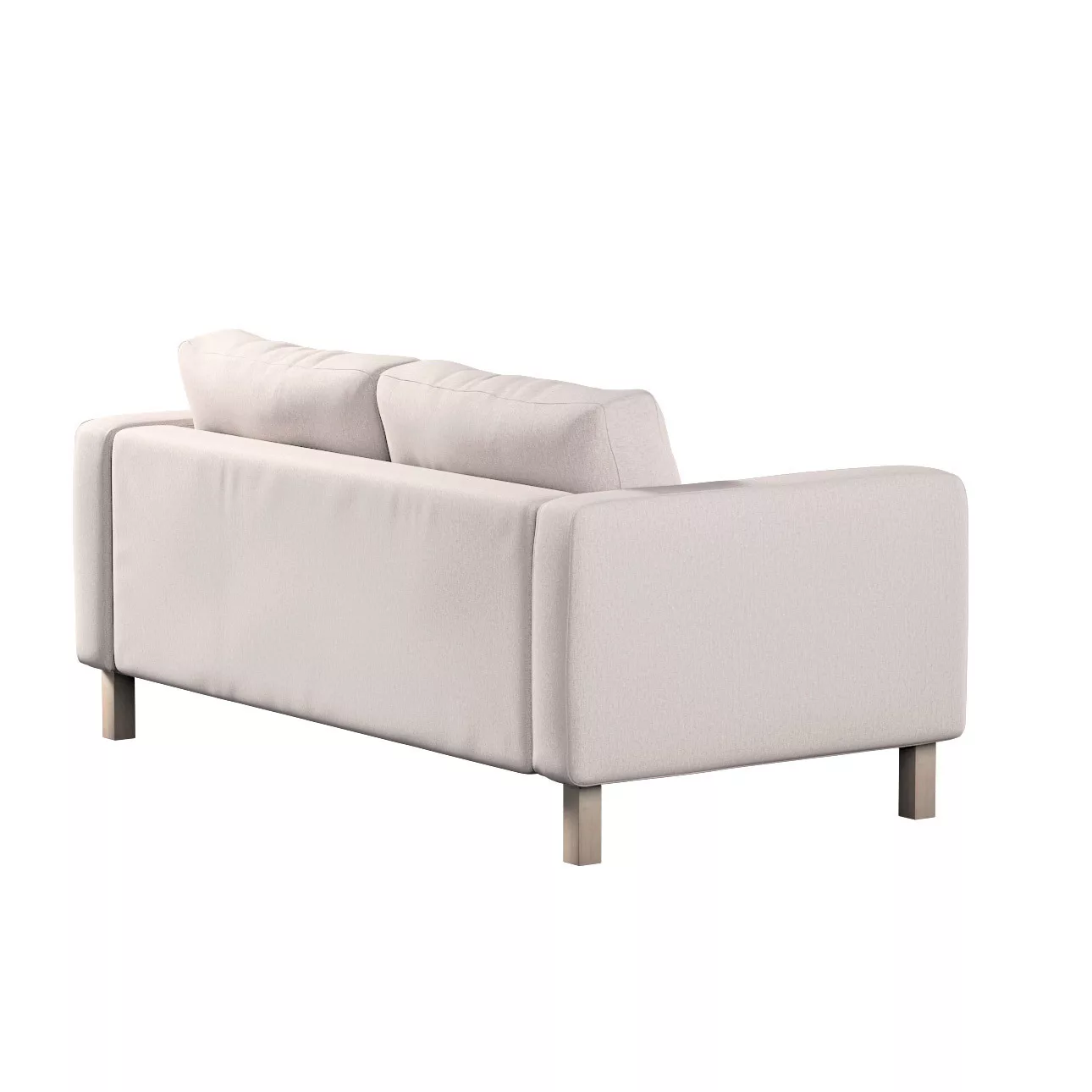 Bezug für Karlstad 2-Sitzer Sofa nicht ausklappbar, hellbeige, Sofahusse, K günstig online kaufen