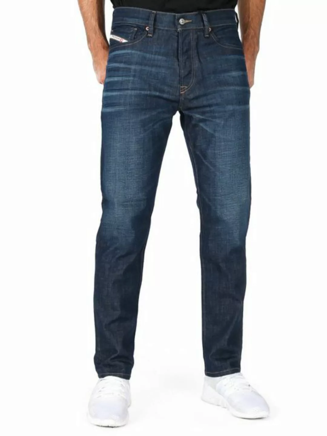 Diesel Tapered-fit-Jeans Knöchellange Regular Stretch Hose - D-Fining 09A48 günstig online kaufen