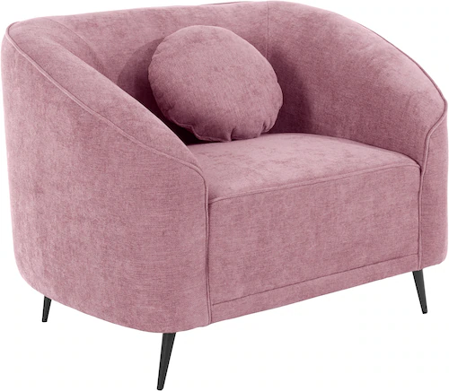 Leonique Sessel "Ashly", in 3 Bezugsvarianten, Bouclé, Samtoptik und Strukt günstig online kaufen