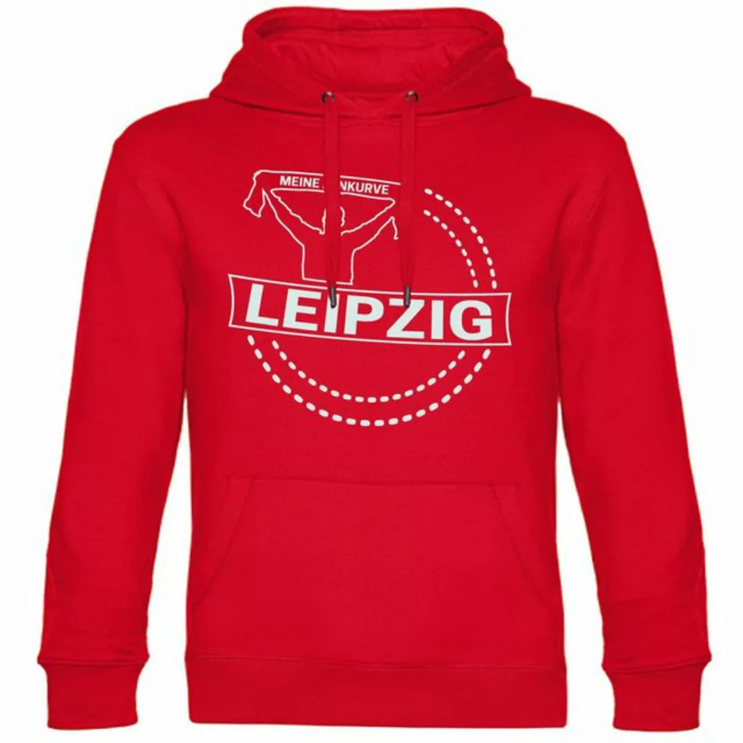 multifanshop Kapuzensweatshirt Leipzig - Meine Fankurve - Pullover günstig online kaufen