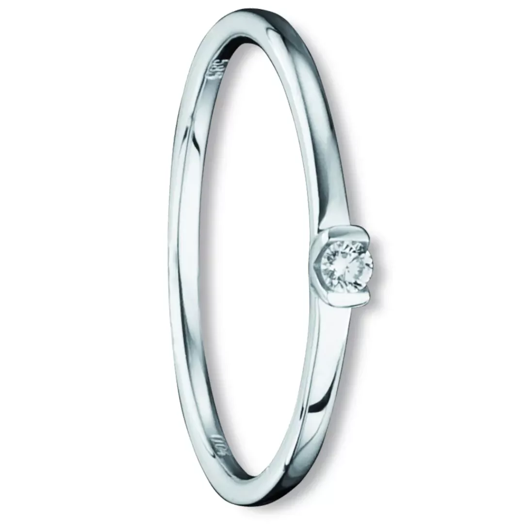ONE ELEMENT Diamantring "0.04 ct Diamant Brillant Ring aus 585 Weißgold", D günstig online kaufen