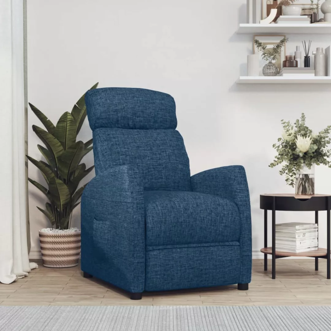 Vidaxl Relaxsessel Blau Stoff günstig online kaufen