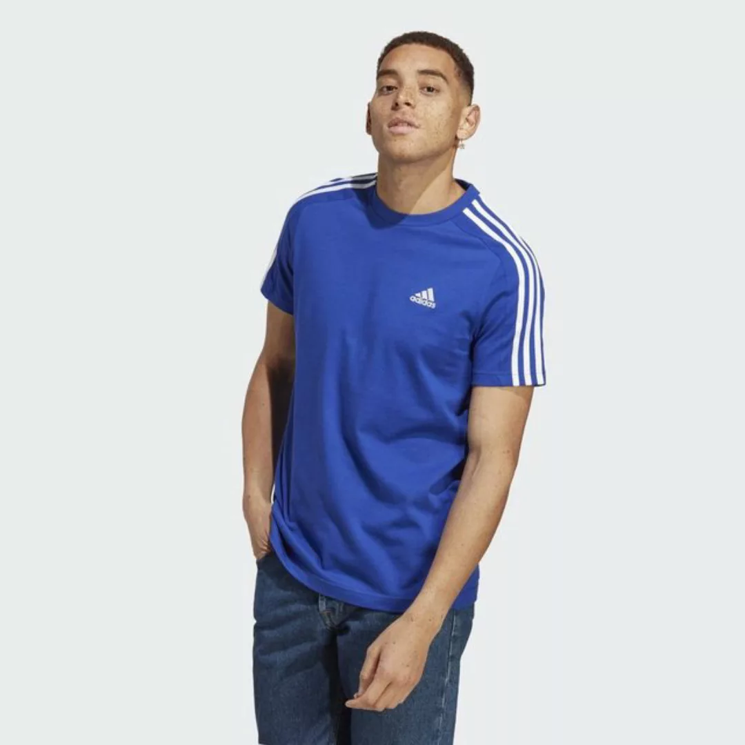 adidas Sportswear T-Shirt ESSENTIALS SINGLE JERSEY 3-STREIFEN T-SHIRT günstig online kaufen