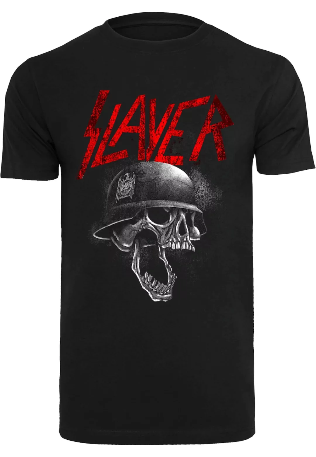 Merchcode T-Shirt "Merchcode Herren Slayer - Hellmit T-Shirt Round Neck" günstig online kaufen