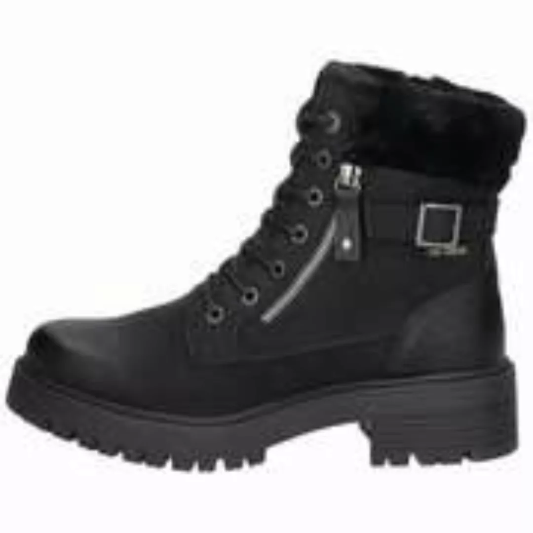 Tom Tailor Schnür Boots Damen schwarz günstig online kaufen