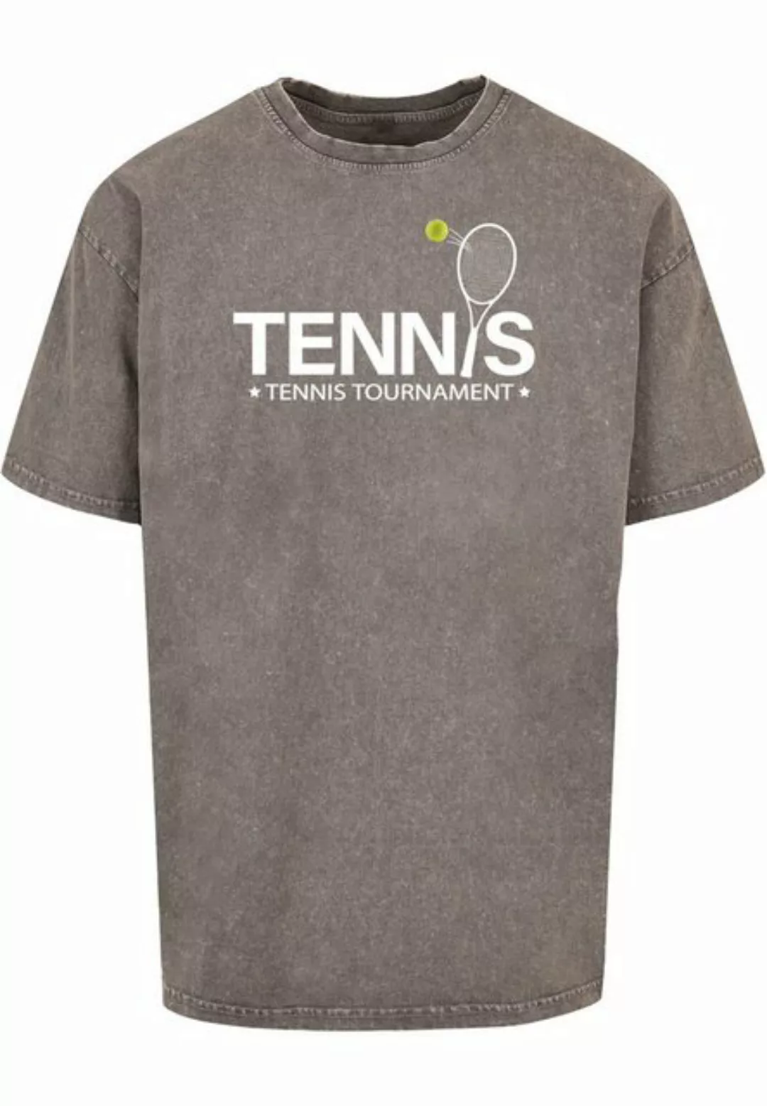 Merchcode T-Shirt Merchcode Herren Tennis Racket Acid Washed Oversized Tee günstig online kaufen