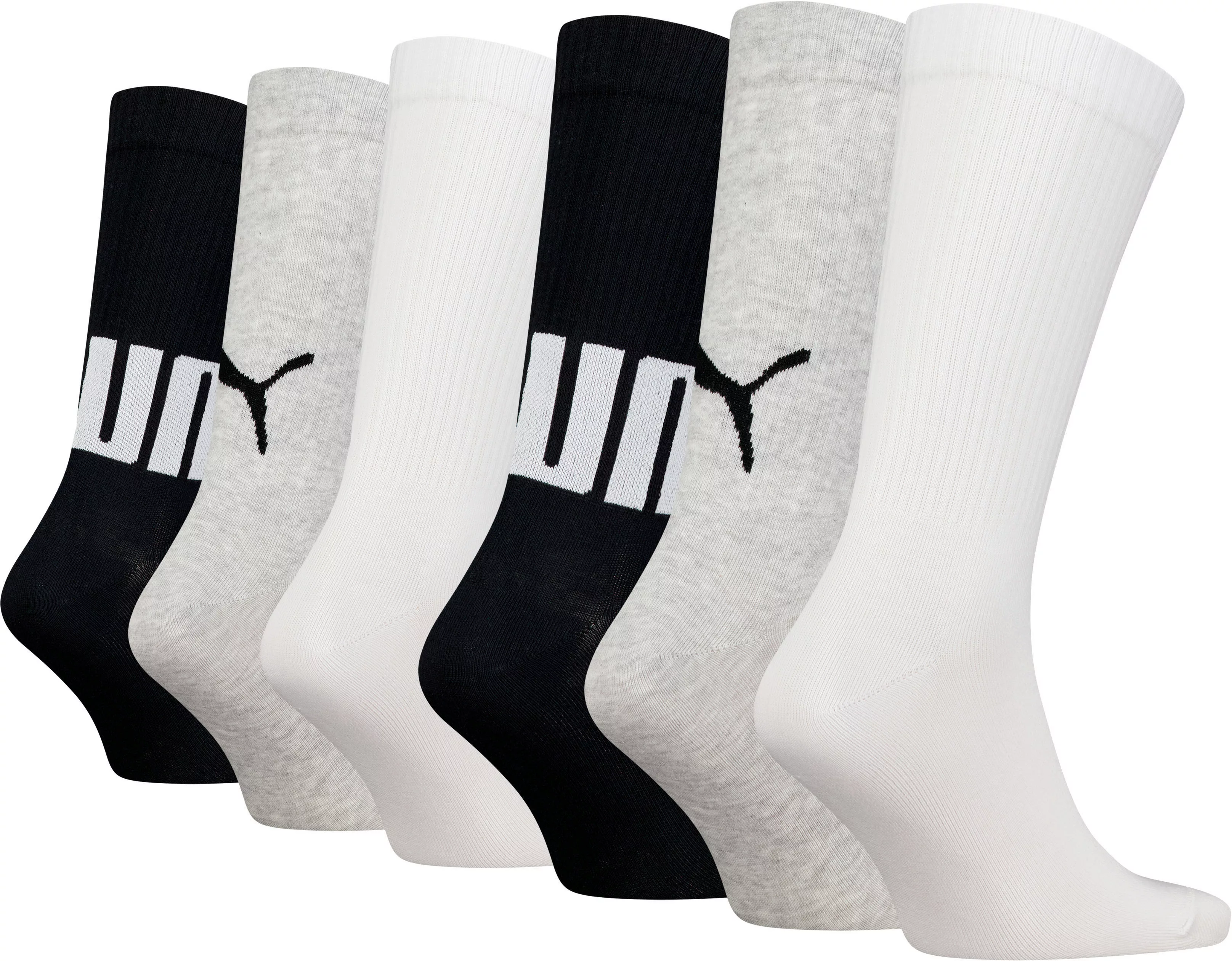 PUMA Sportsocken, (6 Paar), mit Logostickerei günstig online kaufen