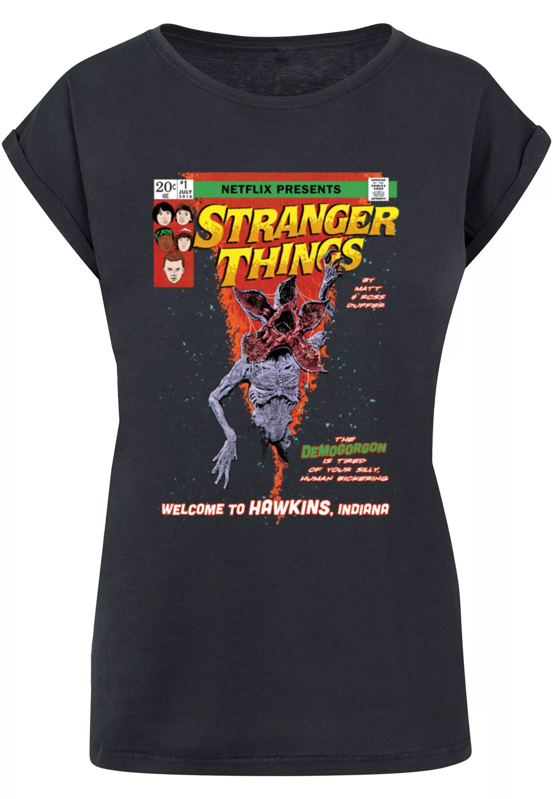 ABSOLUTE CULT T-Shirt "ABSOLUTE CULT Damen Ladies Stranger Things - Comic C günstig online kaufen