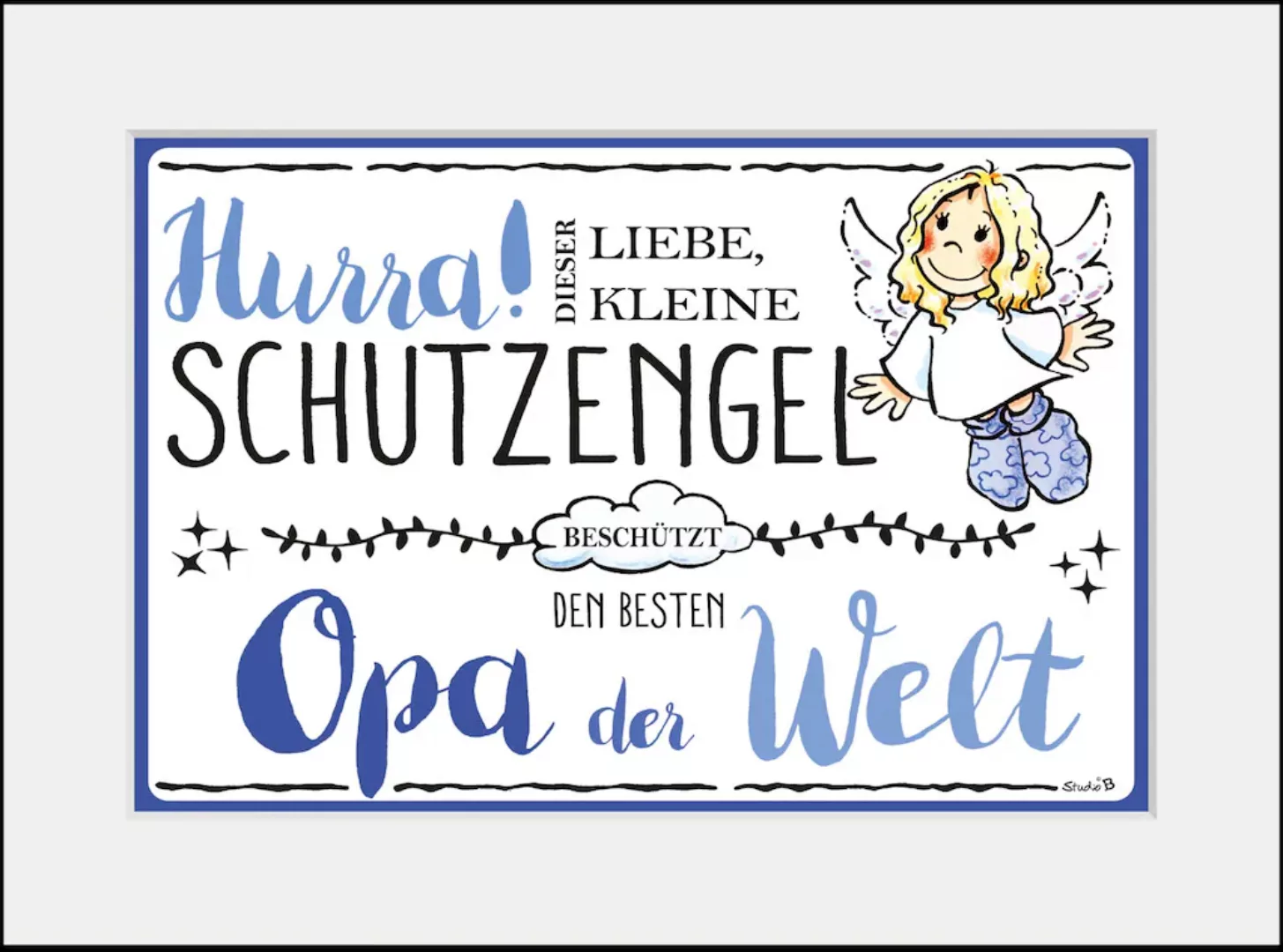 queence Bild »Schutzengel Opa«, Engel, (1 St.) günstig online kaufen