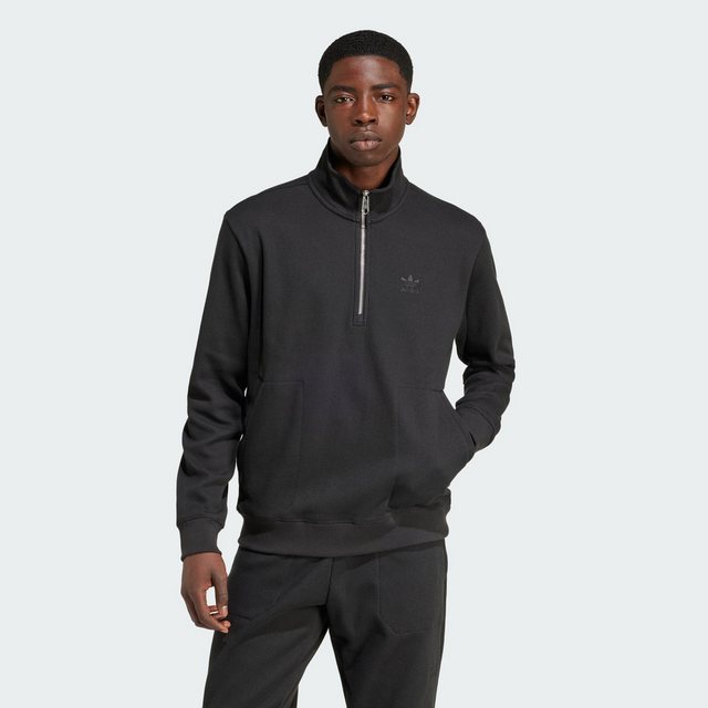 adidas Originals Sweatshirt TREFOIL ESSENTIALS WAFFLE 1/2 ZIP SWEATSHIRT günstig online kaufen