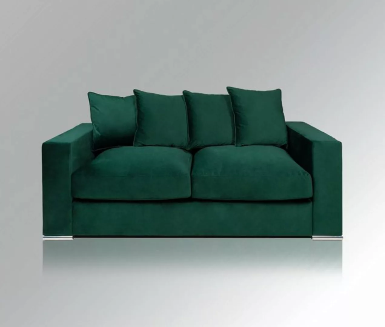 AMARIS Elements Sofa 'George' 2 Sitzer Couch 2m, Samt od. Stoff-Bezug gemüt günstig online kaufen