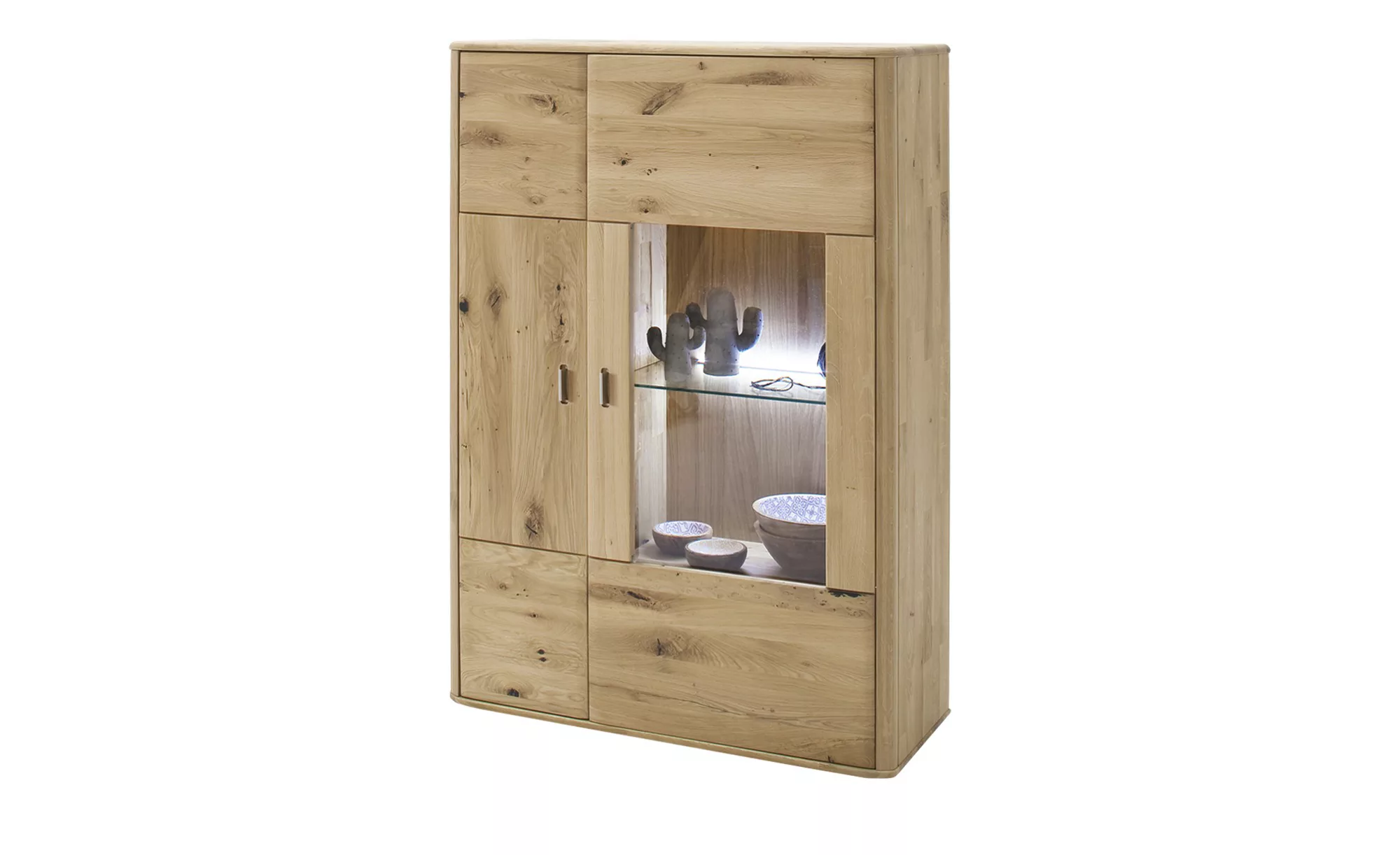 Woodford Highboard  Rowa ¦ holzfarben ¦ Maße (cm): B: 96 H: 140 T: 38.0 Kom günstig online kaufen