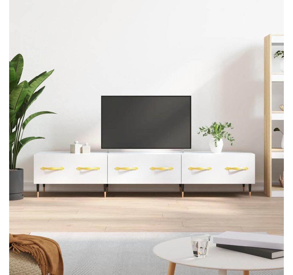 vidaXL TV-Schrank TV-Schrank Hochglanz-Weiß 150x36x30 cm Spanplatte günstig online kaufen