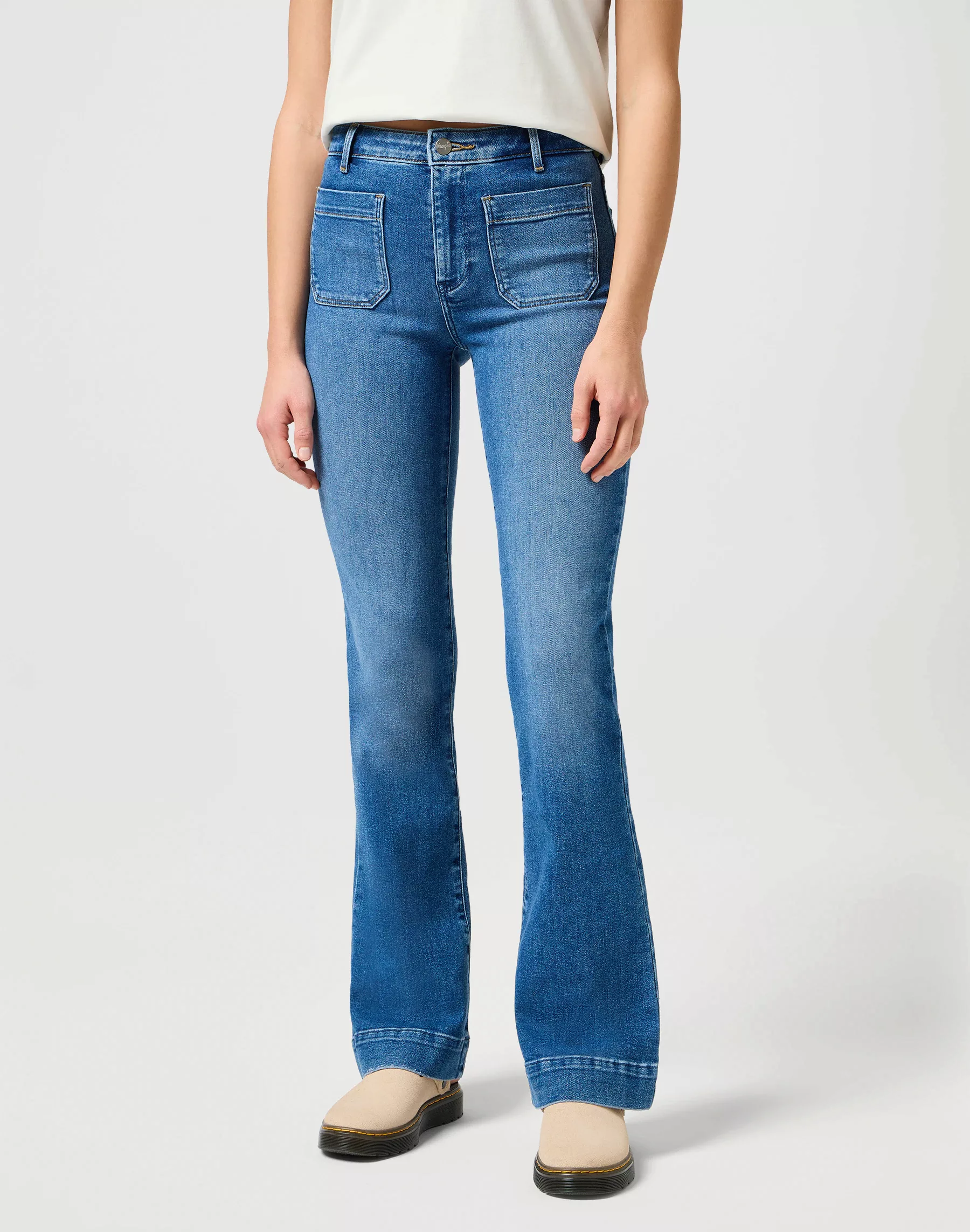 Wrangler Bootcut-Jeans Flare im Retro-Design mit ausgestelltem Bein günstig online kaufen